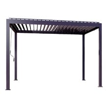 3 x 3.6m Charcoal Coolaroo Aluminium Louvred Gazebo
